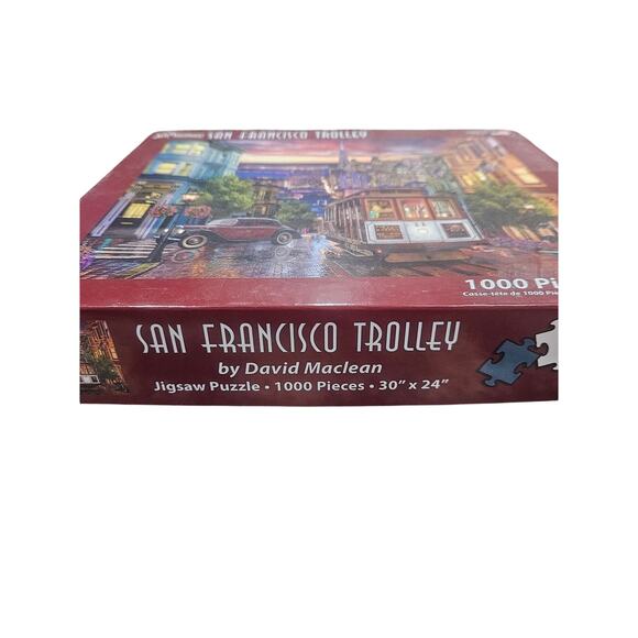 Vermont Puzzle San Francisco Trolley 1000 piece - Picture 3 of 4